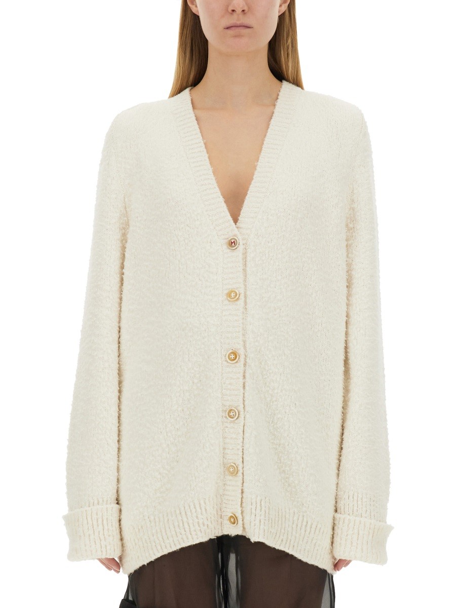 Discover the authentic Maison Margiela women's OVERSIZED CARDIGAN in White