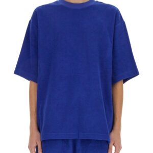 Discover the authentic Burberry men's OVERSIZED T-SHIRT in Azure