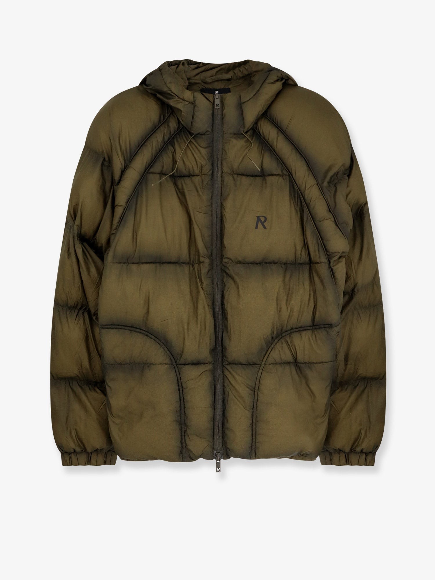 Discover the authentic Represent men's Padded and quilted down jacket in DARK OLIVE