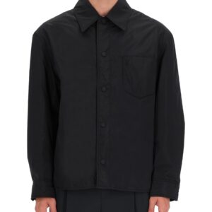 Refresh your wardrobe with the AMI PARIS men's PADDED SHIRT JACKET in Black