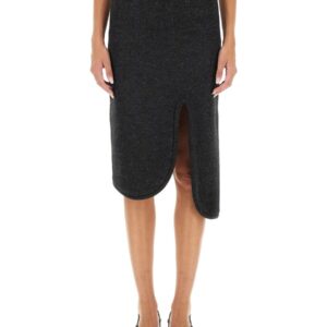 Explore the authentic Victoria Beckham women's PADDED SKIRT WITH TUBE DETAIL in Grey