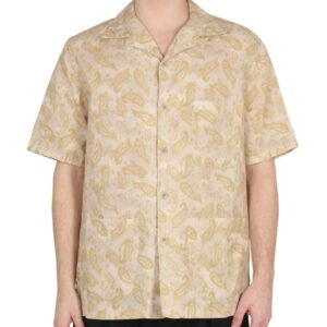 Explore the authentic EAST HARBOUR SURPLUS men's PAISLEY PRINT SHIRT in beige
