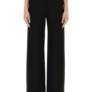Refresh your wardrobe with the MOSCHINO JEANS women's PALAZZO PANTS in Black