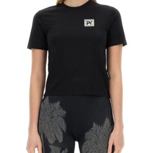 Refresh your wardrobe with the Palm Angels women's PALM SKI CLUB T-SHIRT in Black