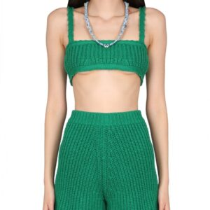 Refresh your wardrobe with the ALANUI women's PALM SPRINGS BRALETTE in GREEN