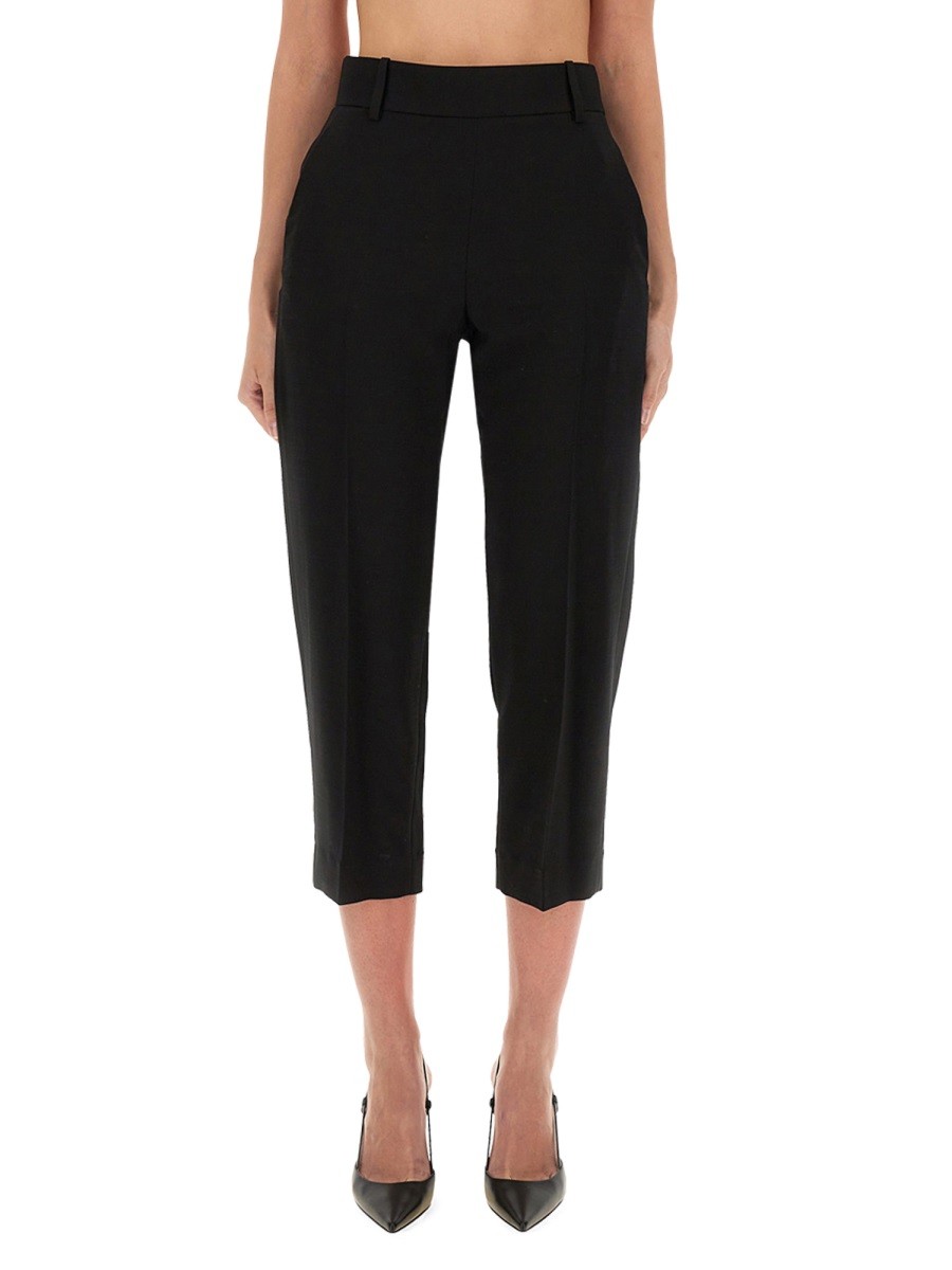 Discover the authentic KHAITE women's PANTS "CAM" in Black