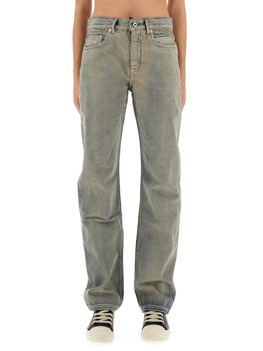 Explore the authentic RICK OWENS DRKSHDW women's PANTS "CONCORDIANS FOG CUT" in Grey