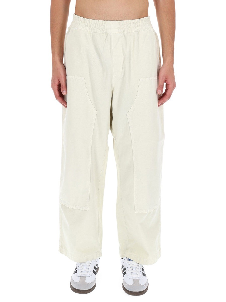 Elevate your look with the Carhartt Wip men's PANTS "CRAWTON" in White