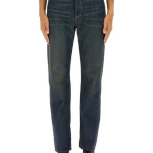 Elevate your look with the Our Legacy men's PANTS "FIRST CUT" in Blue