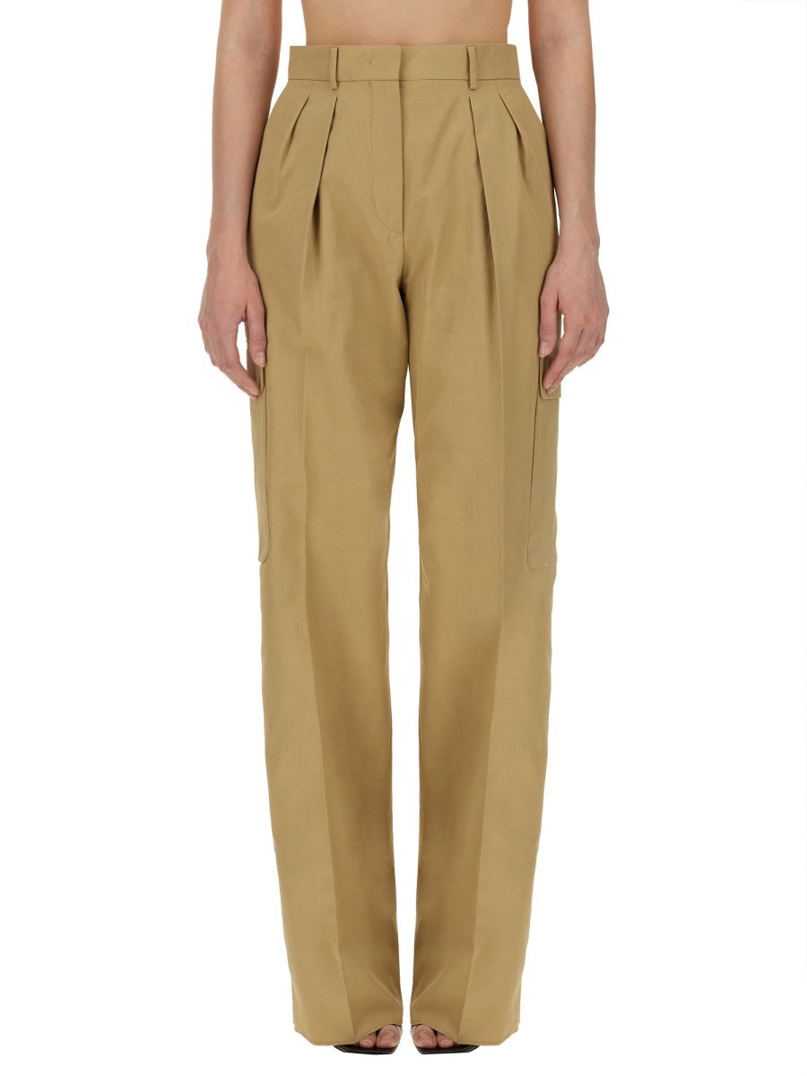 Refresh your wardrobe with the Sportmax women's PANTS "JACOPO" in beige