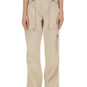 Refresh your wardrobe with the Isabel Marant women's PANTS "JOLANDE" in POWDER