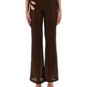 Refresh your wardrobe with the SELIA RICHWOOD women's PANTS "LILY" in Brown