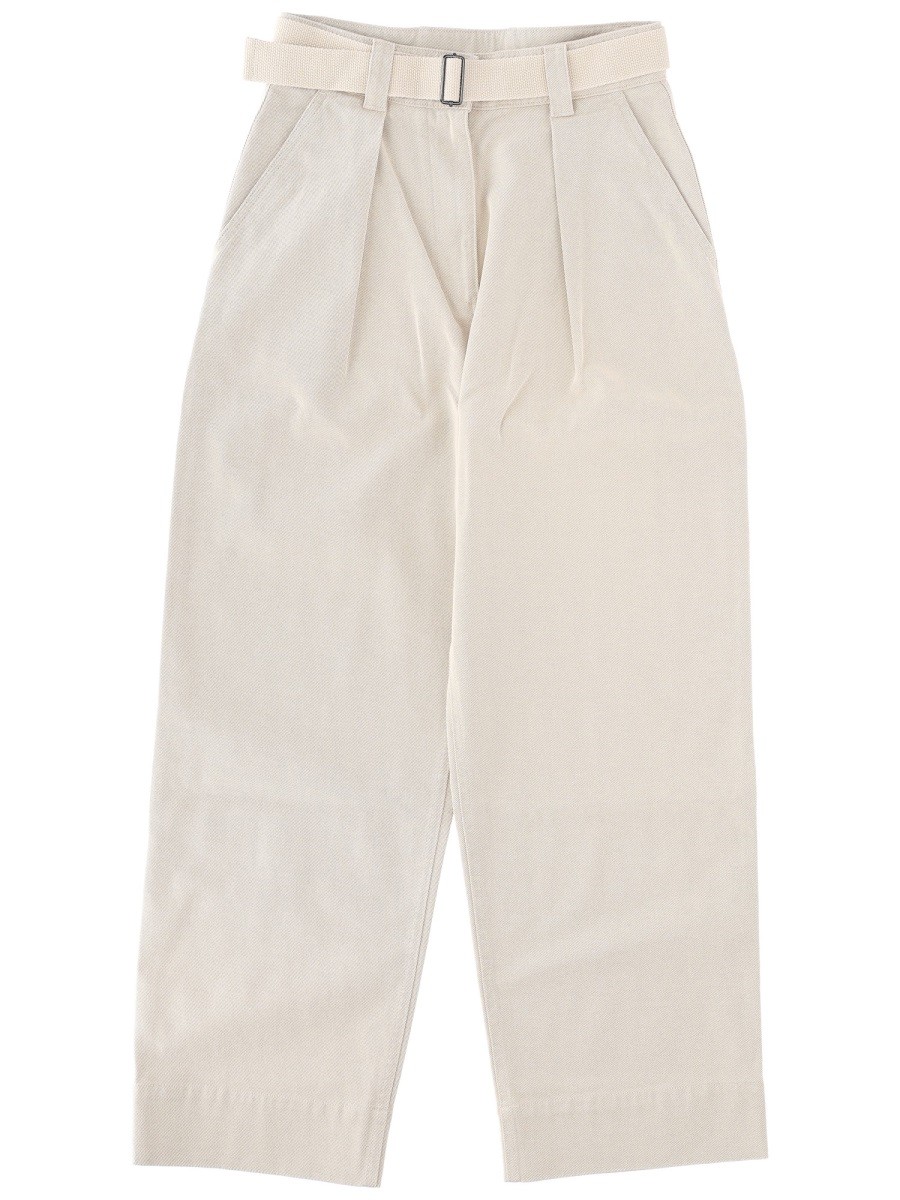 Refresh your wardrobe with the MARGARET HOWELL women's PANTS "MHL" in White