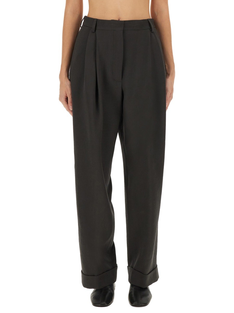 Refresh your wardrobe with the Dries Van Noten women's PANTS "PARTAN" in Grey