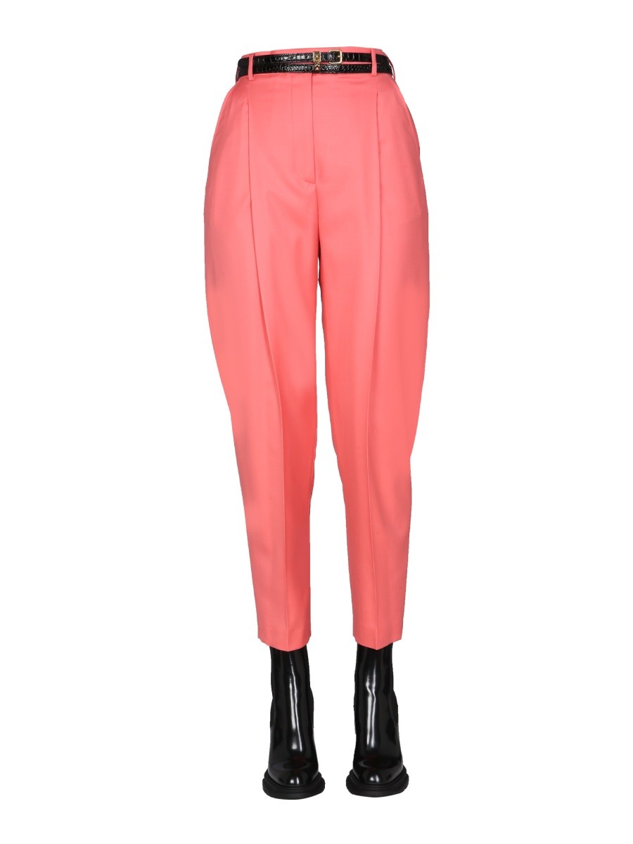 Refresh your wardrobe with the Alexander Mcqueen women's PANTS PEG LEG in Pink