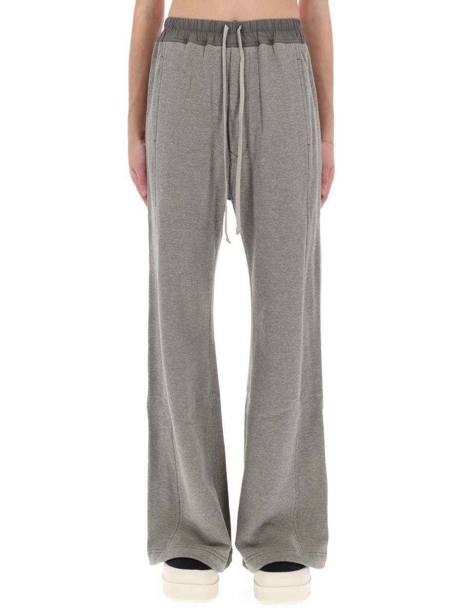 Refresh your wardrobe with the RICK OWENS DRKSHDW women's PANTS "PUSHER" in Grey