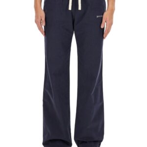 Discover the authentic Palm Angels men's PANTS WITH LOGO in Blue