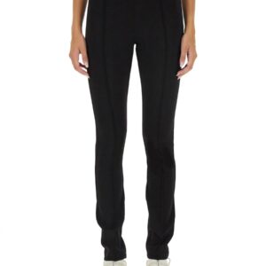 Discover the authentic Moncler women's PANTS WITH LOGO in Black