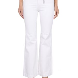 Explore the authentic MICHAEL BY MICHAEL KORS women's PANTS WITH LOGO BELT in White