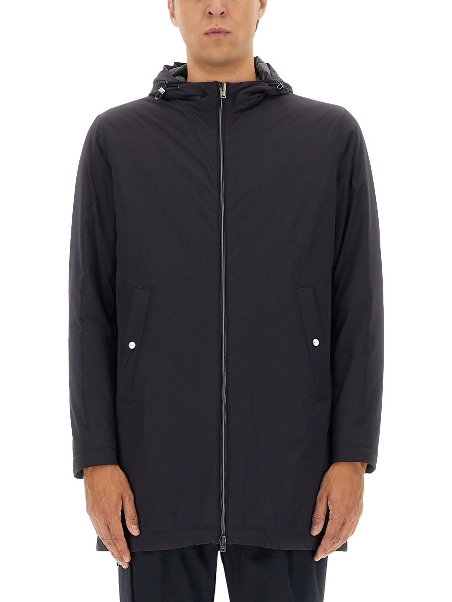 Discover the authentic Herno men's PARKA "RESORT" in Blue