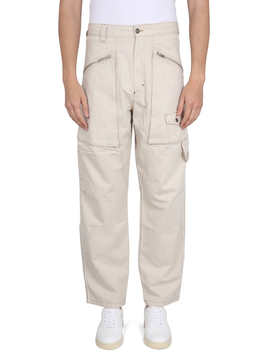 Elevate your look with the MARANT men's PARKER PANTS in POWDER