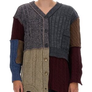 Explore the authentic Dolce & Gabbana men's PATCHWORK CARDIGAN in MULTICOLOUR