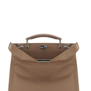 Refresh your wardrobe with the Fendi men's "PEEKABOO ISEEU" BAG SMALL in beige