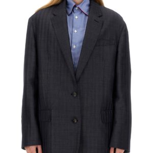 Refresh your wardrobe with the Etro women's PEGASUS BUTTONED OVER JACKET in Grey