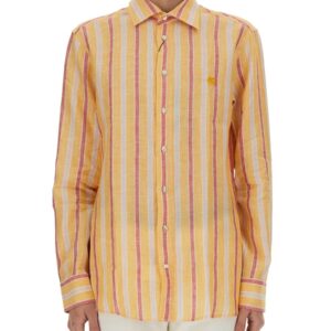 Elevate your look with the Etro men's PEGASUS LOGO SHIRT in MULTICOLOUR