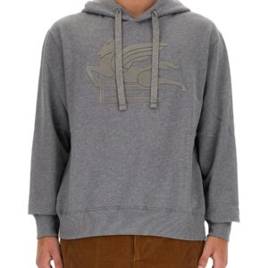 Discover the authentic Etro men's PEGASUS SWEATSHIRT in Grey