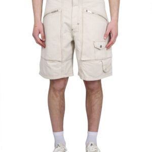 Discover the authentic MARANT men's PEIO DENIM BERMUDA SHORTS in POWDER