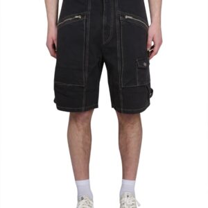 Discover the authentic MARANT men's PEIO DENIM BERMUDA SHORTS in Black