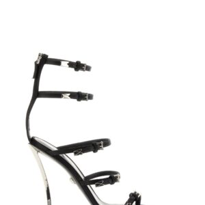 Discover the authentic Versace women's PIN-POINT SANDAL in Black