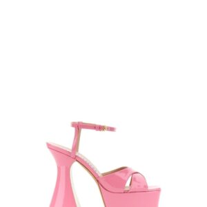 Discover the authentic Moschino women's PLATFORM SANDAL in Pink