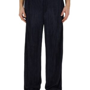 Elevate your look with the FAMILY FIRST men's PLEATED PANTS in Blue