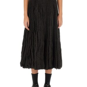 Discover the authentic Balenciaga women's PLEATED SKIRT. in Brown