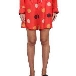 Discover the authentic ASPESI women's POISON SHORTS in orange