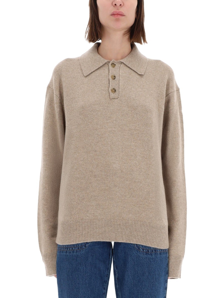 Refresh your wardrobe with the GUEST IN RESIDENCE women's POLO "ALLDAY" in beige