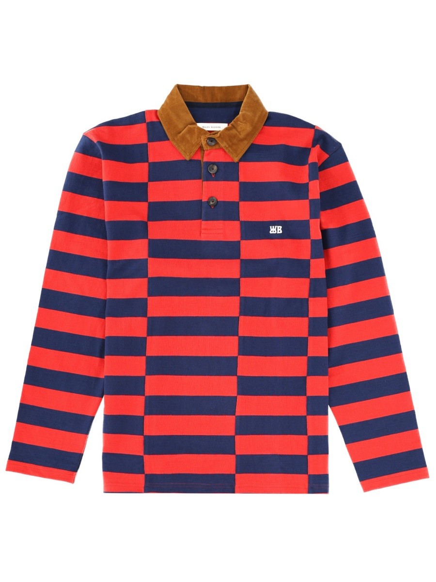 Refresh your wardrobe with the WALES BONNER unisex POLO "CITY" in MULTICOLOUR