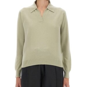 Refresh your wardrobe with the Maison Margiela women's POLO SHIRT in GREEN