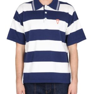 Refresh your wardrobe with the Kenzo men's POLO SHIRT 'NAUTICAL STRIPES' in Blue