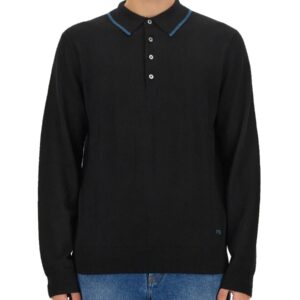 Refresh your wardrobe with the PS BY PAUL SMITH men's POLO WITH LOGO in Black