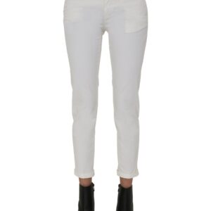 Refresh your wardrobe with the PENCE 1979 women's "POOLY / S" TROUSERS in White
