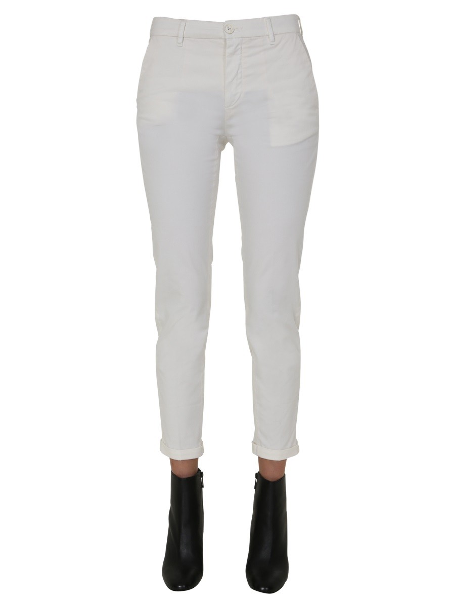 Refresh your wardrobe with the PENCE 1979 women's "POOLY / S" TROUSERS in White