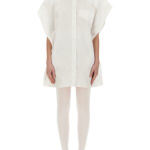 Refresh your wardrobe with the stella mccartney women's POPLIN DRESS in White