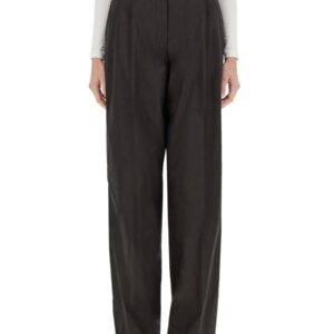 Refresh your wardrobe with the THELATEST women's POPLIN PANTS in Black
