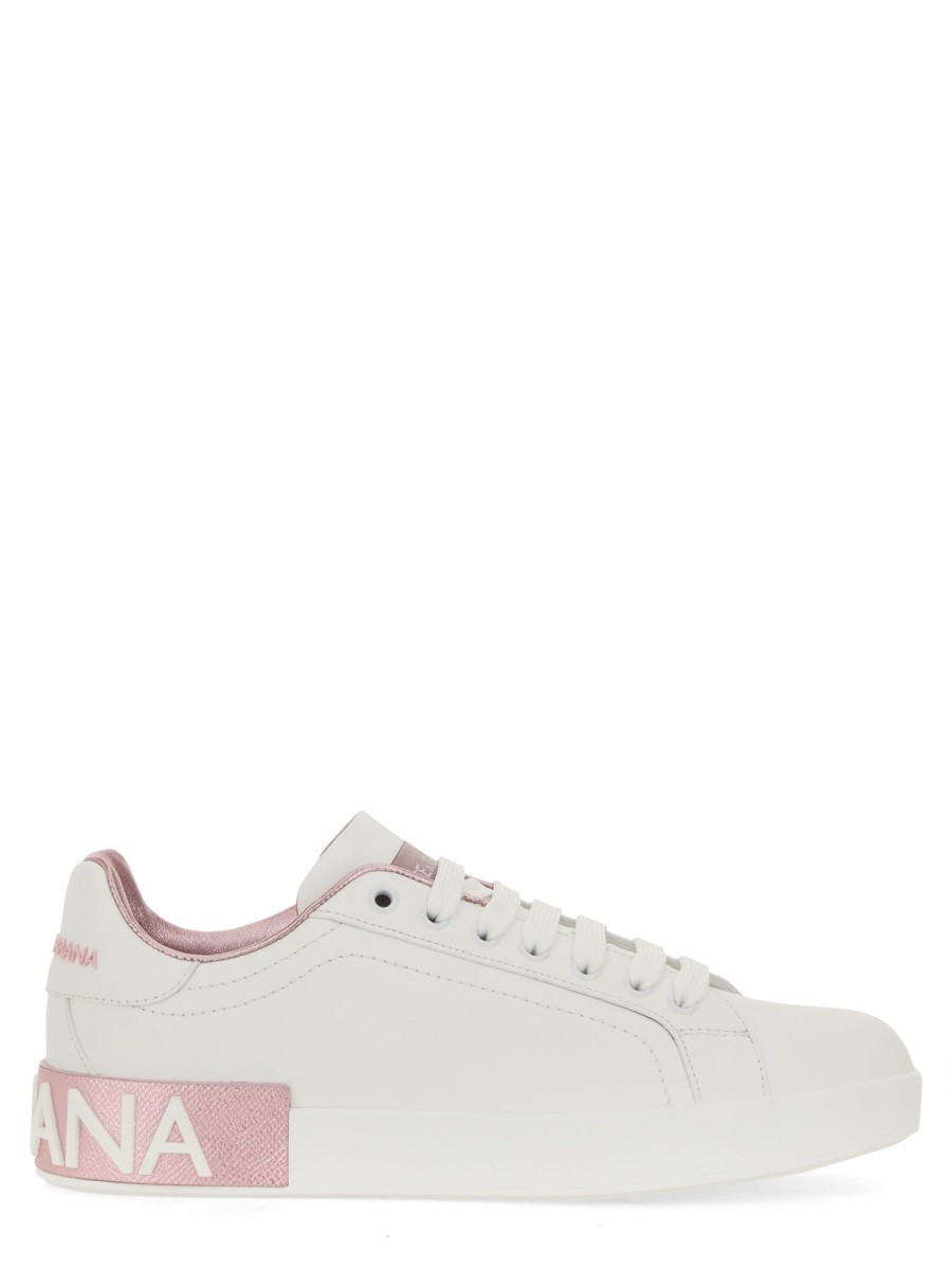 Explore the authentic Dolce & Gabbana women's SNEAKER "PORTOFINO" in White