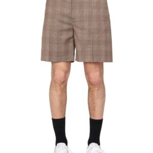 Discover the authentic Givenchy men's PRINCE OF WALES PATTERN BERMUDA in beige