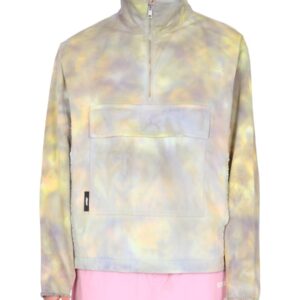Discover the authentic msgm men's PRINTED ANORAK JACKET in Purple