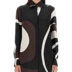 Discover the authentic KITON women's PRINTED SHIRT in Brown